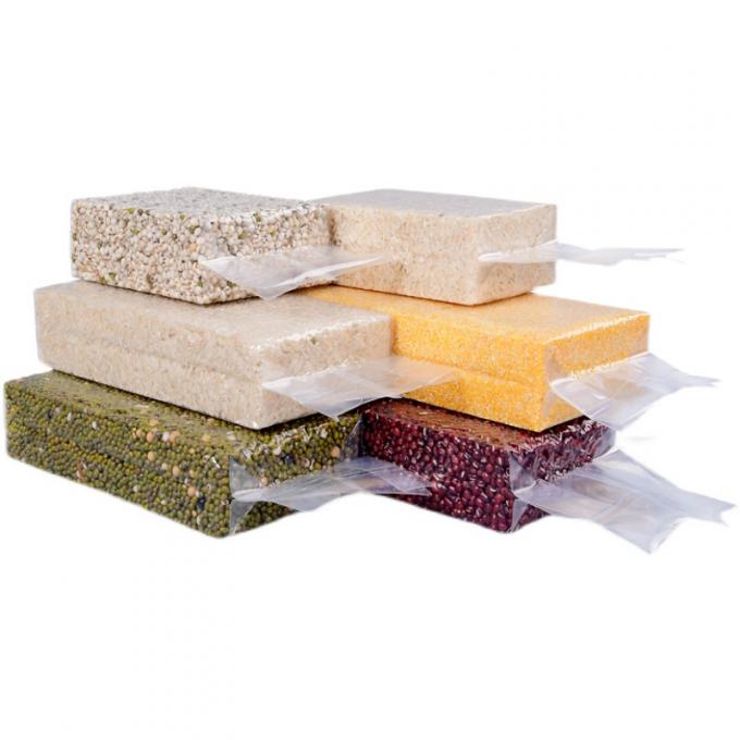 Persönlich angepasste transparente Vakuumtasche mit verschiedenem Korndruck, recycelbare Offsetoberfläche für Lebensmittelindustrie 2