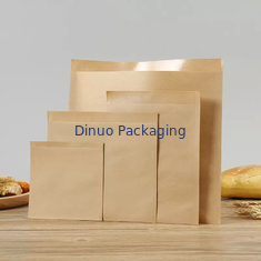 100 Stück biologisch abbaubare flache Kraftpapiertüten Umschläge für Keks-Popcorn-Sandwiches