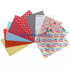 Hellfarbige frische Marken-Seidenpapierverpackung für Schuhkarton