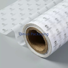 Eingebrannte weiße und goldene Seidenpapierverpackung aus Metall für Damentaschen/Schmuck