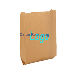 Kundenspezifische Logo Printed Biodegradable Candy Gift-Paket-Taschen-Spitzen-untere Kraftpapier-Tasche