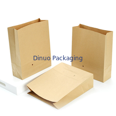 Kundenspezifische Logo Print Deli Food Packaging-Mitnehmerbrot-Fördermaschinen-Kraftpapier-Papiertüten
