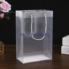 Transparente Plastiktasche PVCs, kundengebundene PVC-Einkaufstasche für Rotwein-Verpackung