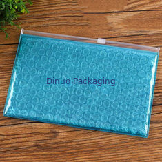 Klar transparenter Recycling Reißverschluss Bubble Bag Custom Logo und Größe