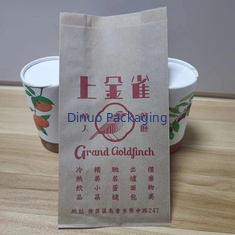 Rechteckige glatte Glaspapiertasche 100% biologisch abbaubar