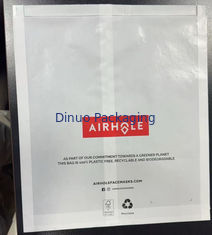 100% biologisch abbaubarer Seitengusset, benutzerdefinierte Papiertüten mit Logo für Kleidung