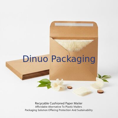 Recycelbares, gepolstertes Papiermailer erschwingliche Alternative zu Plastikmailern Verpackungslösung, die Schutz und Nachhaltigkeit bietet