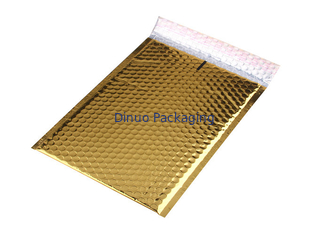 Goldmetallische Blasen-Werbungen/dekorative aufgefüllte Umschläge besonders angefertigt gedruckt