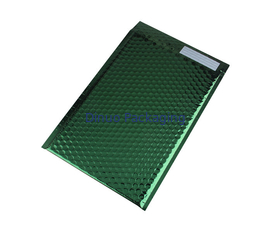 Blasen-Werbungs-dunkelgrünes Farbquadrat aufgefüllte Umschläge Tearproof metallisches