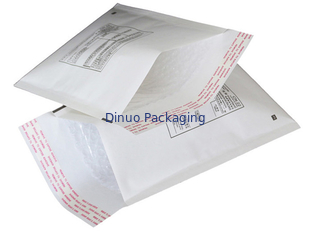 Weißes Kraftpapier-Blasen-Werbungen 45x210mm #C, kundenspezifische Blasen-Werbungs-Umschläge
