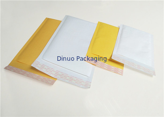 Kraftpapier-Blasen-Werbungen der Verschiffen-Größen-4, weiße/Gelb-Postsendung schlägt 9,5" X14“ ein