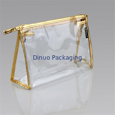 Kundenspezifisches klares PVCkosmetiktasche/-toilettenartikel PVC-Reise-Tasche mit Reißverschluss