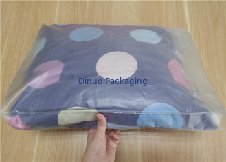 Klare Verpackentaschen PVCs mit Knopf für Kissen und vier Stück-Klagen-Paket