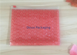 0.06-0.1mm Stärke PVC-Blasen-Tasche/wiederverwendbare Werbungs-Plastikreißverschluss-Tasche