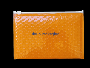 400x300mm orange wiederversiegelbarer Reißverschluss-Blasen-Taschen-Schock-Widerstand ISO9001