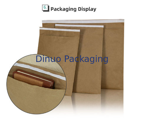 Menge pro Packung: 100 gepolsterte Papierversandtaschen. Wasserabweisende Wabenpapiertüten für die Außenseite, geeignet für langlebige Verpackungen