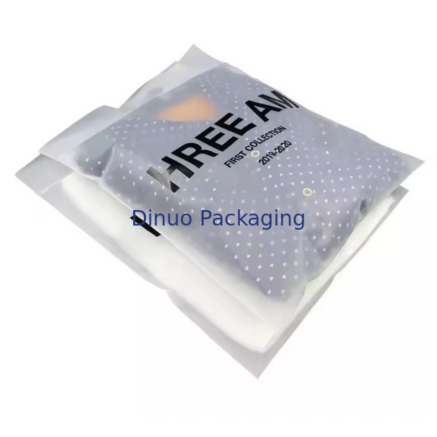 Auftragsdruck Umweltfreundliche wiederverschließbare Plastik-Ziplock-Taschen mit Griff für Kleidung Verpackungstasche