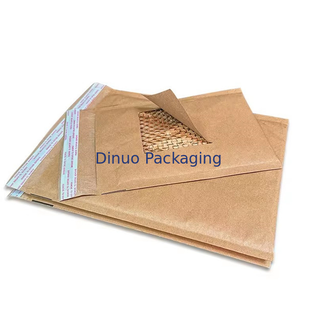 Zusammengesetzter Kompostierbarer Honighals Gepolstertes Kraftpapier Expressumschlag Biologisch abbaubarer Stoßdichtem Mailer Versandverpackungstüte