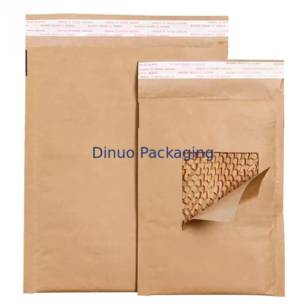 Zusammengesetzter Kompostierbarer Honighals Gepolstertes Kraftpapier Expressumschlag Biologisch abbaubarer Stoßdichtem Mailer Versandverpackungstüte