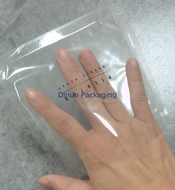 Hohe Textur 100% transparente Glaspapiertüten Druckschnittgriffe FSC-zertifiziert für nachhaltige Verpackungen