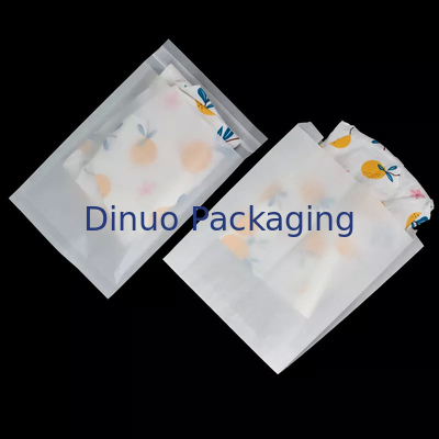 Freundliches biologisch abbaubares Fett halb transparente Pergamin-Papiertüte Eco beständig