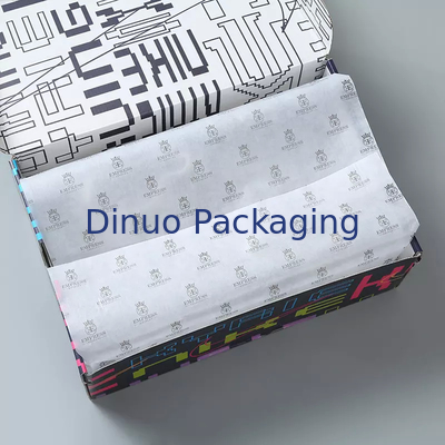 Recycelbare weiße Seidenpapier-Weihnachtsgeschenk-Schuhverpackung mit individuellem Logo