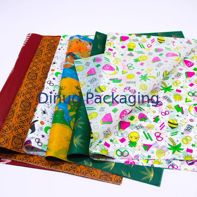 Hellfarbige frische Marken-Seidenpapierverpackung für Schuhkarton