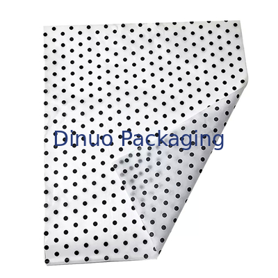 Polka Dot Gingham Double Color Hintergrund Seidenpapier Wrap für Schuhkarton Nagellack