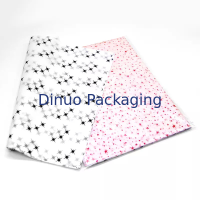 Polka Dot Gingham Double Color Hintergrund Seidenpapier Wrap für Schuhkarton Nagellack