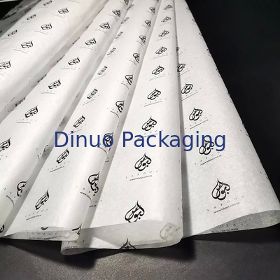 Eingebrannte weiße und goldene Seidenpapierverpackung aus Metall für Damentaschen/Schmuck