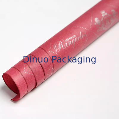 Kundenspezifisches Druck-rotes frohes Farbschuh-Geschenk-dünnes Seidenpapier 17g, das für das Verpacken einwickelt