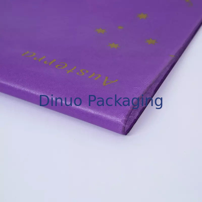 50 x 70 cm Goldprägung Luxus Seidenpapier Umweltfreundliches kundenspezifisches Logo