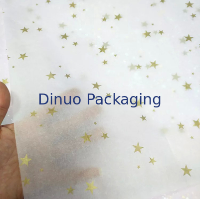 Biologisch abbaubare Seidenpapierverpackung mit Weihnachtsmuster für Parfüm-Gesichtsgeschenke
