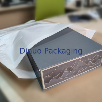 Individuell bedruckte, recycelbare Pergamin-Papiertüte für Geschenkboxen mit Klappe