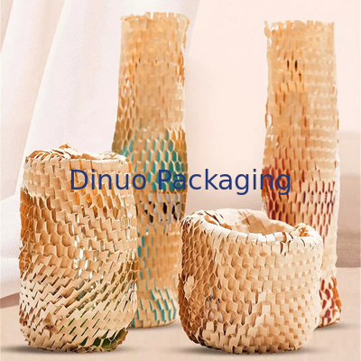 Woodpulp Biologisch abbaubares Waben-Kraftpapier, das schützenden Wabenball polstert