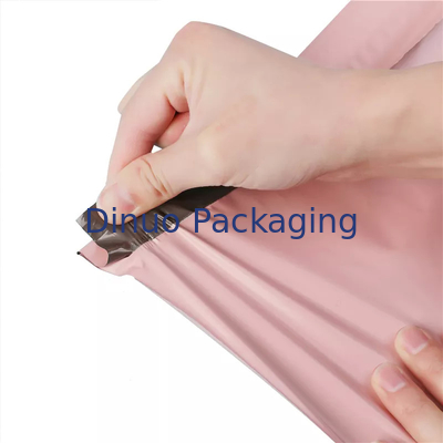 Bedruckte rosafarbene wasserdichte Versandtaschen für Buch-Stoff-Kurier-Versandverpackung