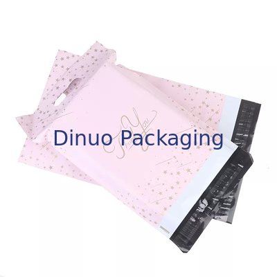 Drucken von recycelten Kunststoff-Poly-Versandtaschen, Kleidung, Verpackung, Kuriertasche mit Griff