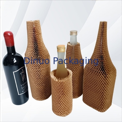 Handwerks-Kraftpapier-Bienenwaben-Packpapier-Mesh Set Cosmetic Glass Bottle-Verpacken stoßsicher