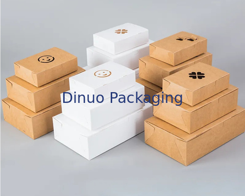 UVdrucklogo kraft paper box with-Goldkarten-kundenspezifische Papierfarbe