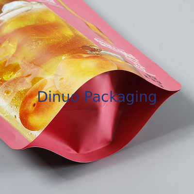 Kundenspezifischer biologisch abbaubarer Plastikaluminiumfolie-Tüllen-Beutel Straw Fruits Juice Pouch Bag
