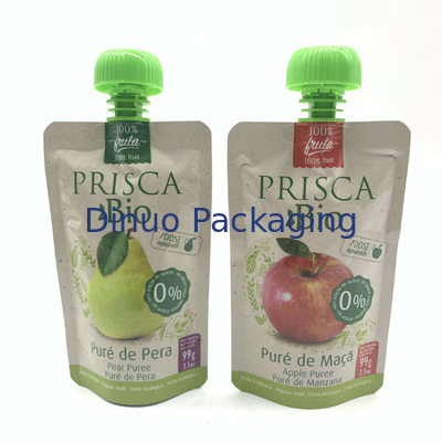 Organischer Fruchtmus-Pressungs-Säuglingsnahrungs-Tüllen-Beutel wiederverwendbarer Juice Beverage Doypack Bag