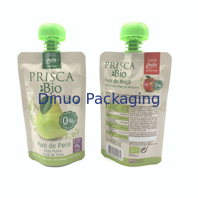 Organischer Fruchtmus-Pressungs-Säuglingsnahrungs-Tüllen-Beutel wiederverwendbarer Juice Beverage Doypack Bag
