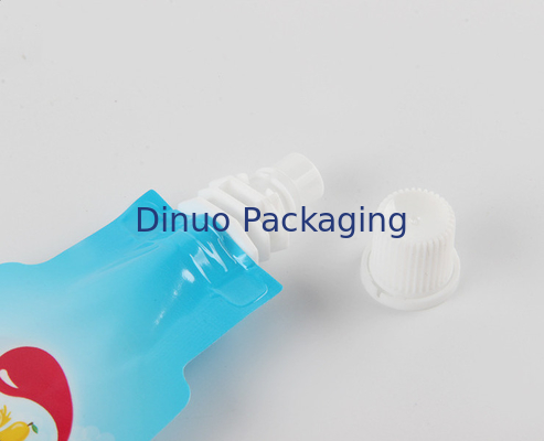 Kundenspezifische Druck-Doypack-Taschen-Getränkeflasche formte Düsen-Aluminiumfolie-Stand herauf Tüllen-Beutel