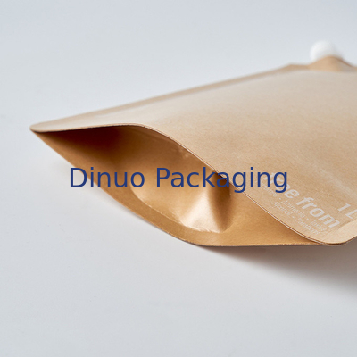 Parfüm-Kraftpapier-kundenspezifischer Druckstand herauf Beutel-Aluminiumfolie-Flüssigkeits-Nahrungsmitteltüllen-Beutel