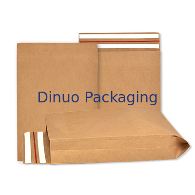 100% recyclebare reine Papierwerbungs-Tasche mit Keil auf Seiten und Unterseite