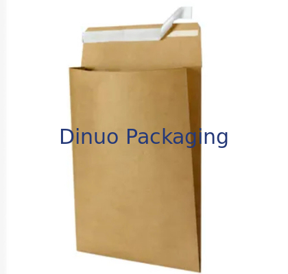 100% recyclebare reine Papierwerbungs-Tasche mit Keil auf Seiten und Unterseite