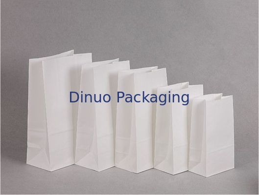 Kraftpapier-Werbungs-Tasche mit unterem Keil/stark Papierdehnbarem Papierseitenumschlag