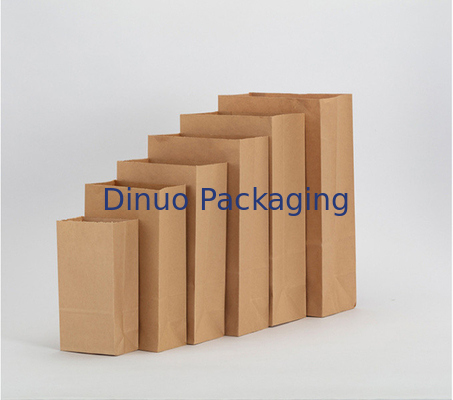 Kraftpapier-Werbungs-Tasche mit unterem Keil/stark Papierdehnbarem Papierseitenumschlag