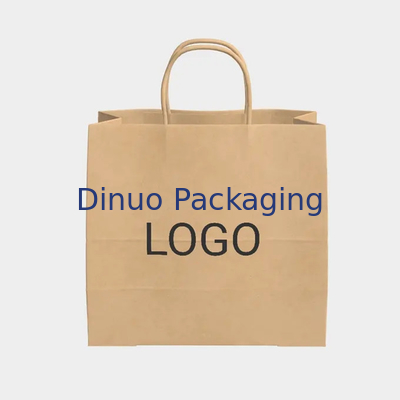 Kraftpapier-Mitnehmer-Tote Bag Baking Pastry Milk-Tee-Einkaufsgeschenk-Papiertüte