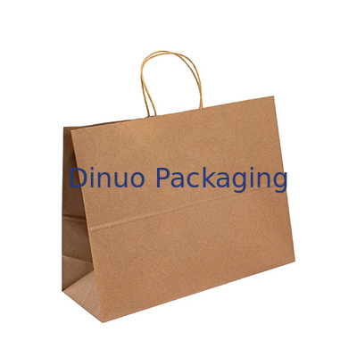 Kraftpapier-Mitnehmer-Tote Bag Baking Pastry Milk-Tee-Einkaufsgeschenk-Papiertüte